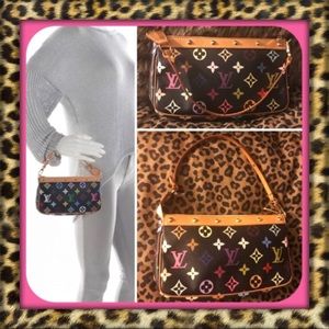 👑AUTHENTIC Louis Vuitton Multicolore  Pochette